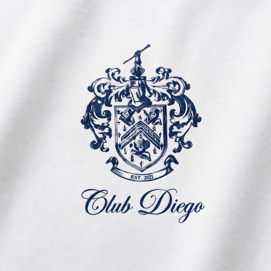 WHITE & NAVY T
