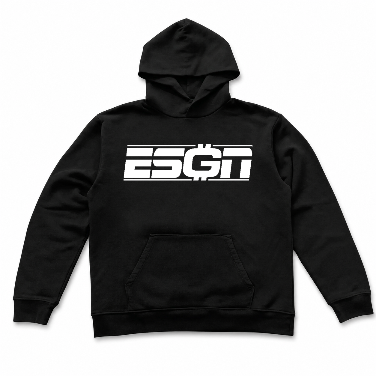 ESGN LOGO HOODIE BLACK