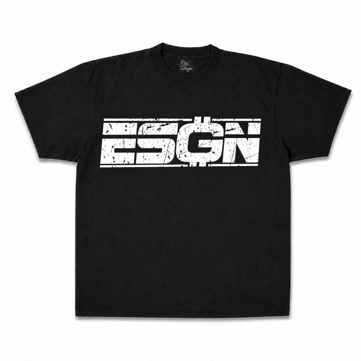 ESGN DISTRESSED LOGO T