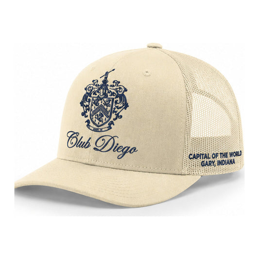 CREAM & NAVY TRUCKER