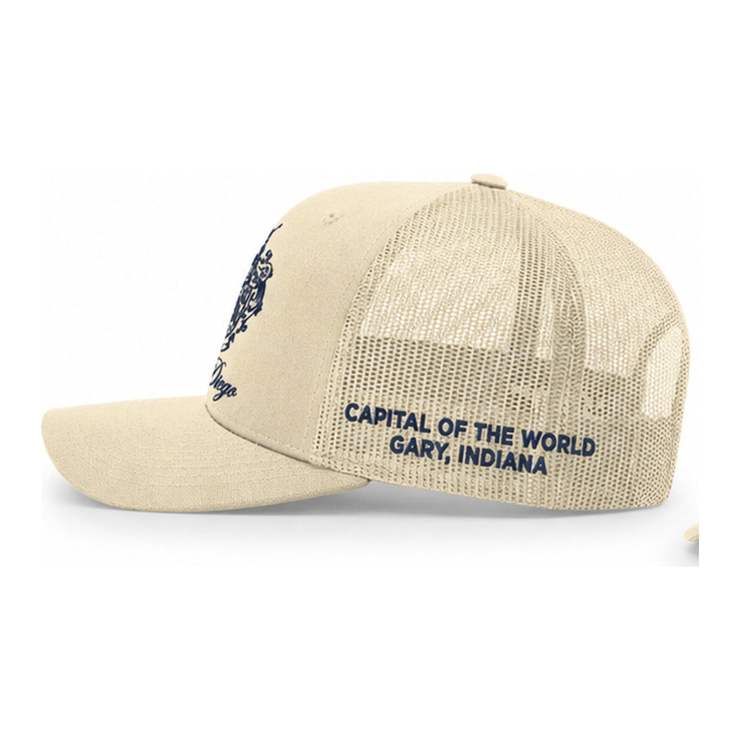 CREAM & NAVY TRUCKER