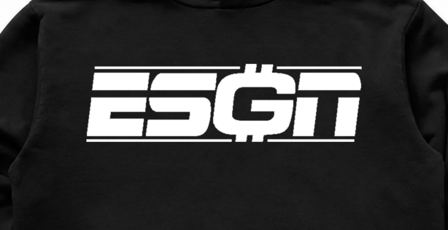ESGN LOGO HOODIE BLACK