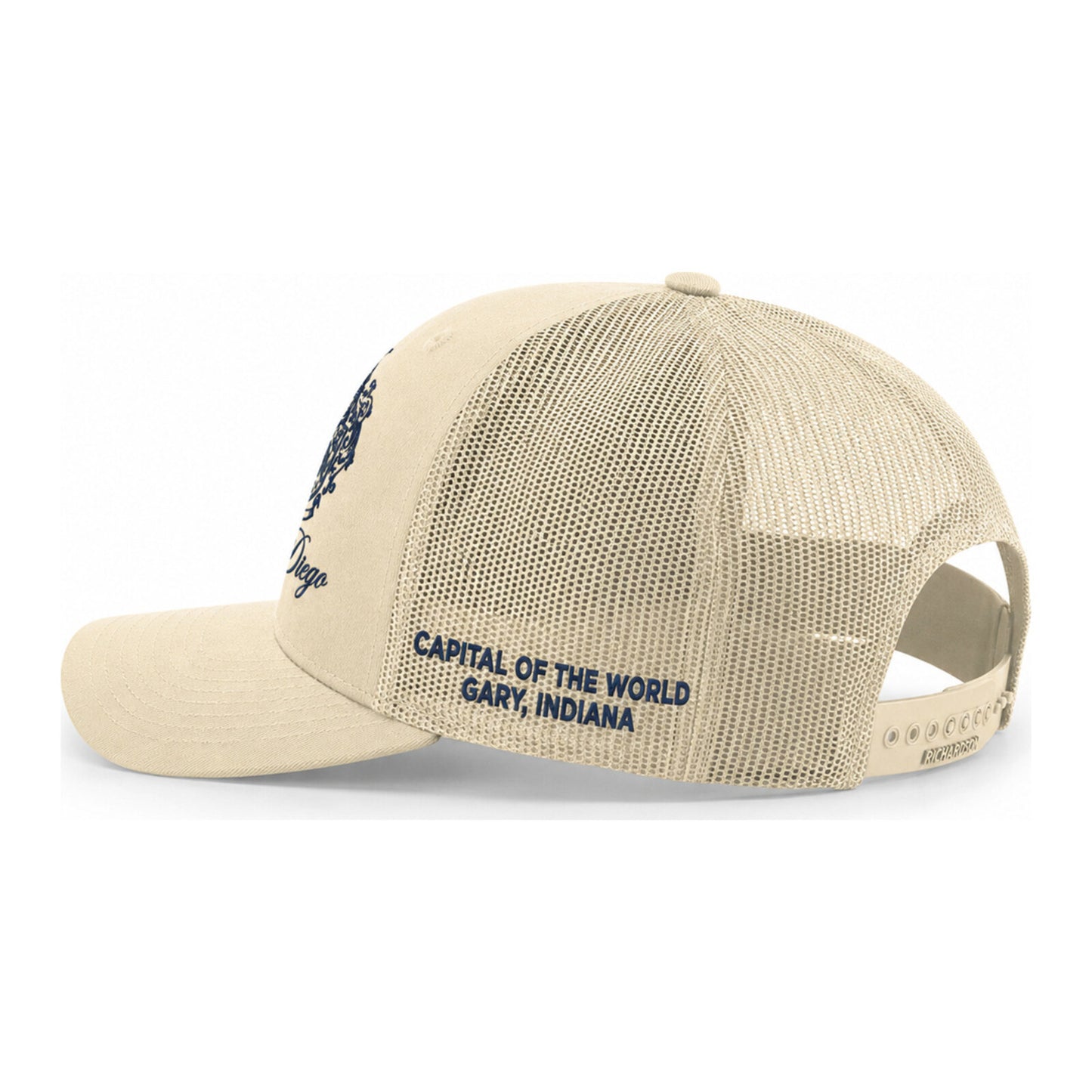 CREAM & NAVY TRUCKER