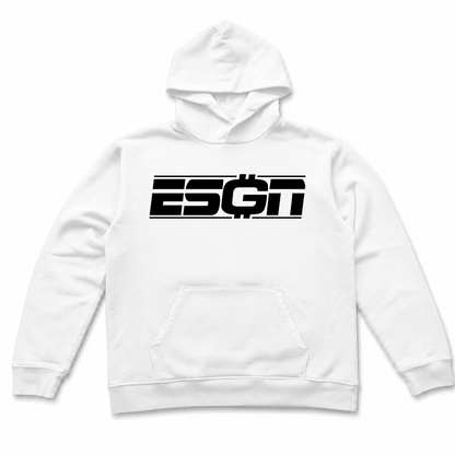 ESGN LOGO HOODIE WHITE