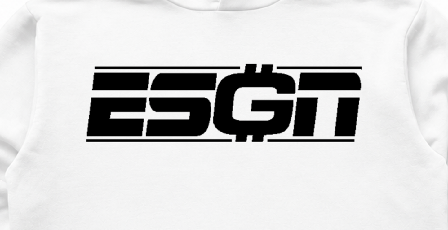 ESGN LOGO HOODIE WHITE