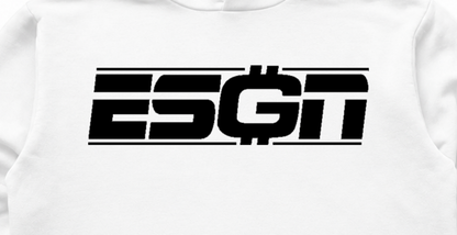 ESGN LOGO HOODIE WHITE