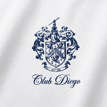 WHITE & NAVY T